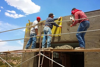 Santa Fe NM Parapet Repair and Rebuild Stucco Contractors